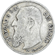 Coin, Belgium, 50 Centimes, 1907, EF(40-45), Silver