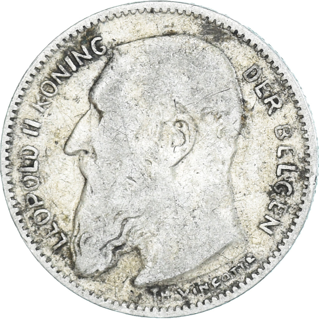 Coin, Belgium, 50 Centimes, 1909, VF(20-25), Silver, KM:61.1