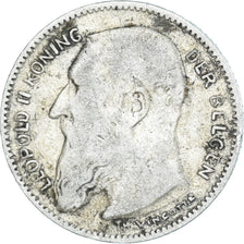 Coin, Belgium, 50 Centimes, 1909, VF(20-25), Silver, KM:61.1