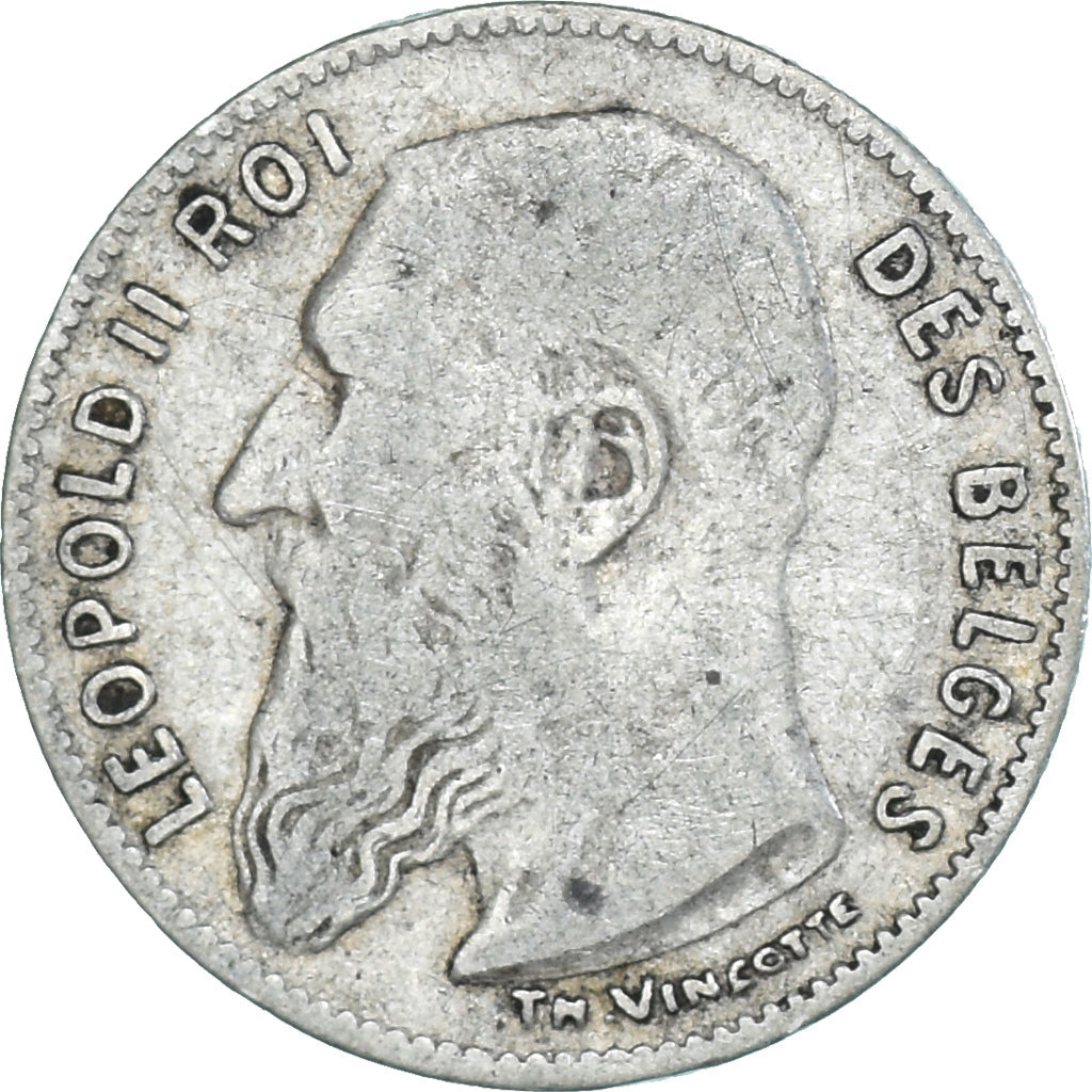 Coin, Belgium, 50 Centimes, 1909, VF(20-25), Silver, KM:60.1