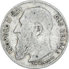 Coin, Belgium, 50 Centimes, 1909, VF(20-25), Silver, KM:60.1