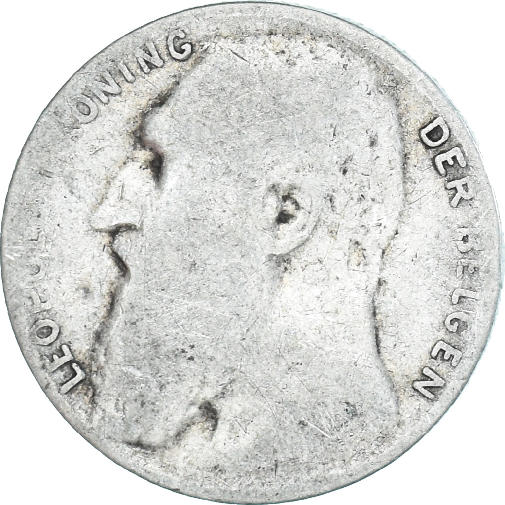 Coin, Belgium, Leopold II, 50 Centimes, 1901, Brussels, VF(20-25), Silver, KM:51