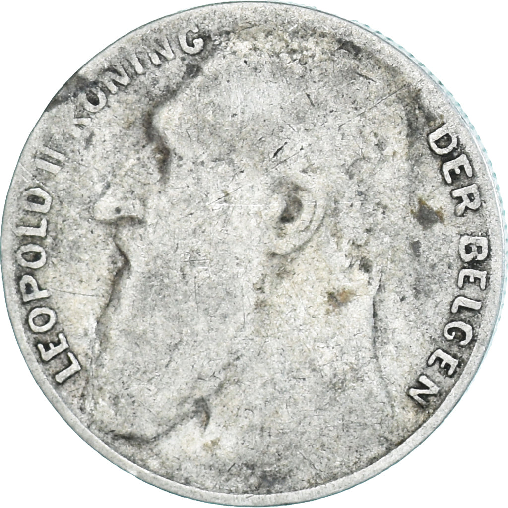Coin, Belgium, Leopold II, 50 Centimes, 1901, Brussels, VF(20-25), Silver, KM:51