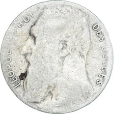 Munten, België, Leopold II, 50 Centimes, 1901, Brussels, FR+, Zilver, KM:50