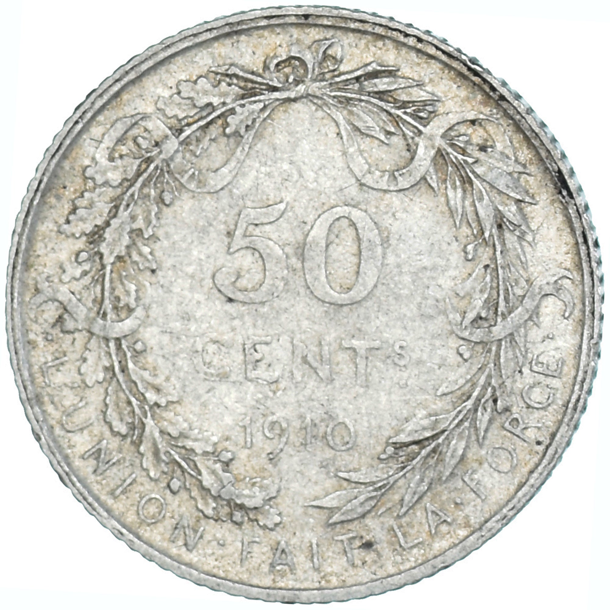 Coin, Belgium, 50 Centimes, 1910, VF(30-35), Silver, KM:71