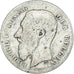Monnaie, Belgique, Leopold II, 50 Centimes, 1886, B+, Argent, KM:26