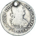 Moneta, Perù, Charles IV, Real, 1794, Lima, MB+, Argento