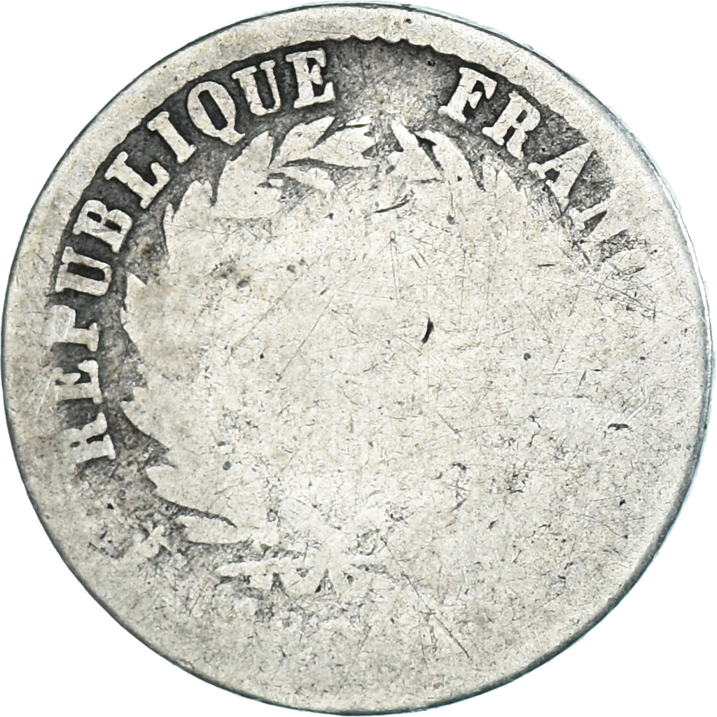 Coin, France, Napoleon I, 1/2 Franc, Uncertain date, Uncertain Mint, VG(8-10)