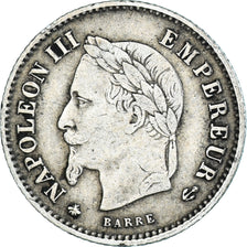 Monnaie, France, Napoleon III, 20 Centimes, 1867, Paris, TTB, Argent