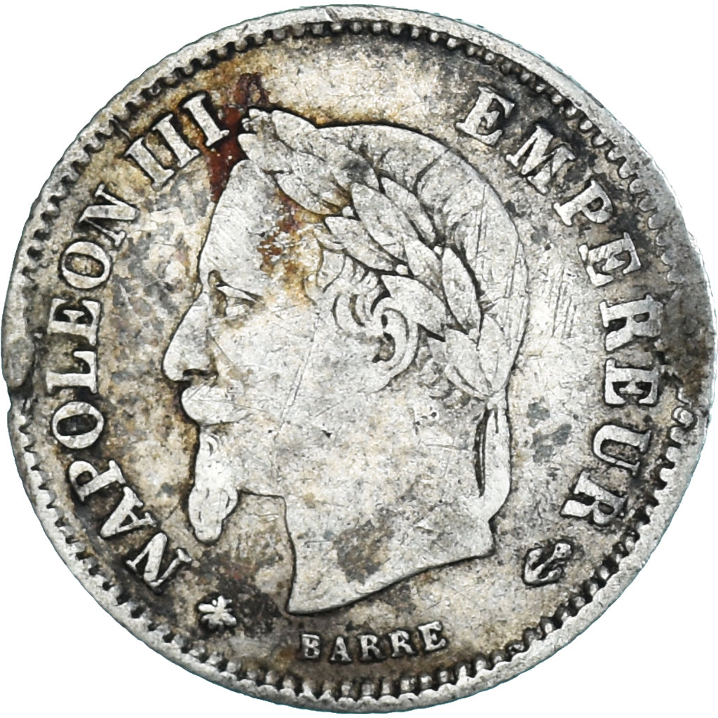 Monnaie, France, Napoleon III, 20 Centimes, 1867, Paris, TB+, Argent