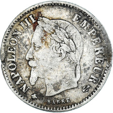 Monnaie, France, Napoleon III, 20 Centimes, 1867, Paris, TB+, Argent
