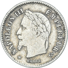 Coin, France, Napoleon III, Napoléon III, 20 Centimes, 1867, Strasbourg