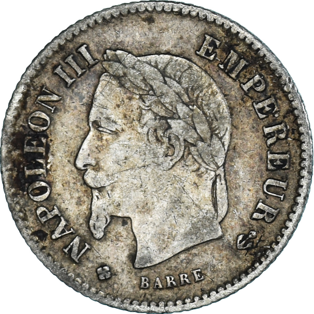 Coin, France, Napoleon III, Napoléon III, 20 Centimes, 1867, Strasbourg