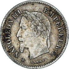Coin, France, Napoleon III, Napoléon III, 20 Centimes, 1867, Strasbourg