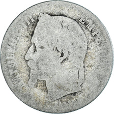 Moeda, França, Napoleon III, Napoléon III, 50 Centimes, 1867, Paris, F(12-15)