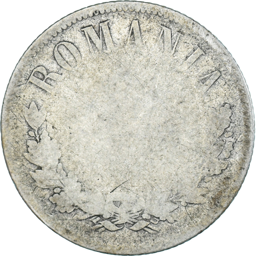 Monnaie, Roumanie, Carol I, Leu, 1873, B+, Argent, KM:10
