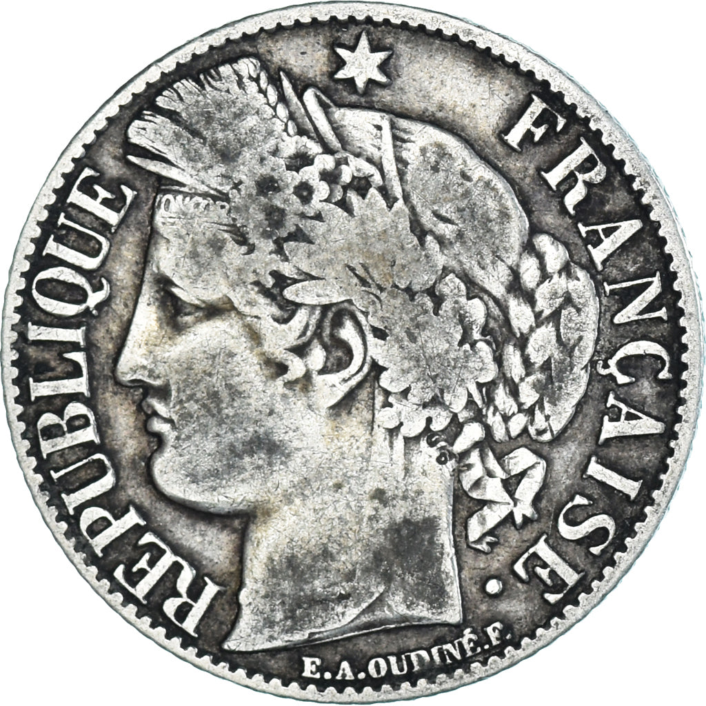 Coin, France, Cérès, Franc, 1895, Paris, VF(20-25), Silver, KM:822.1