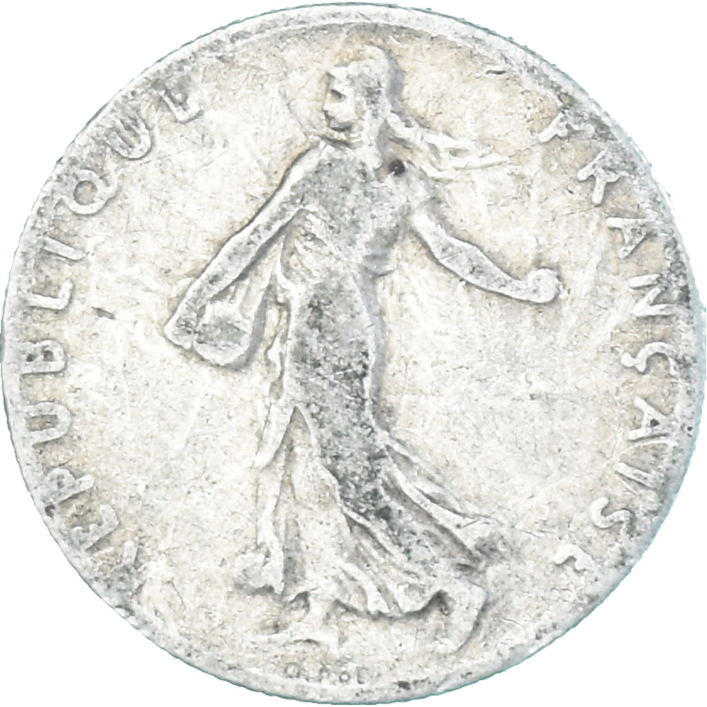 Moneta, Francia, Semeuse, 50 Centimes, 1904, Paris, MB+, Argento, KM:854