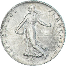 Coin, France, Semeuse, 50 Centimes, 1916, Paris, AU(50-53), Silver, KM:854