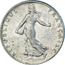 Coin, France, Semeuse, 50 Centimes, 1914, Paris, AU(50-53), Silver, KM:854