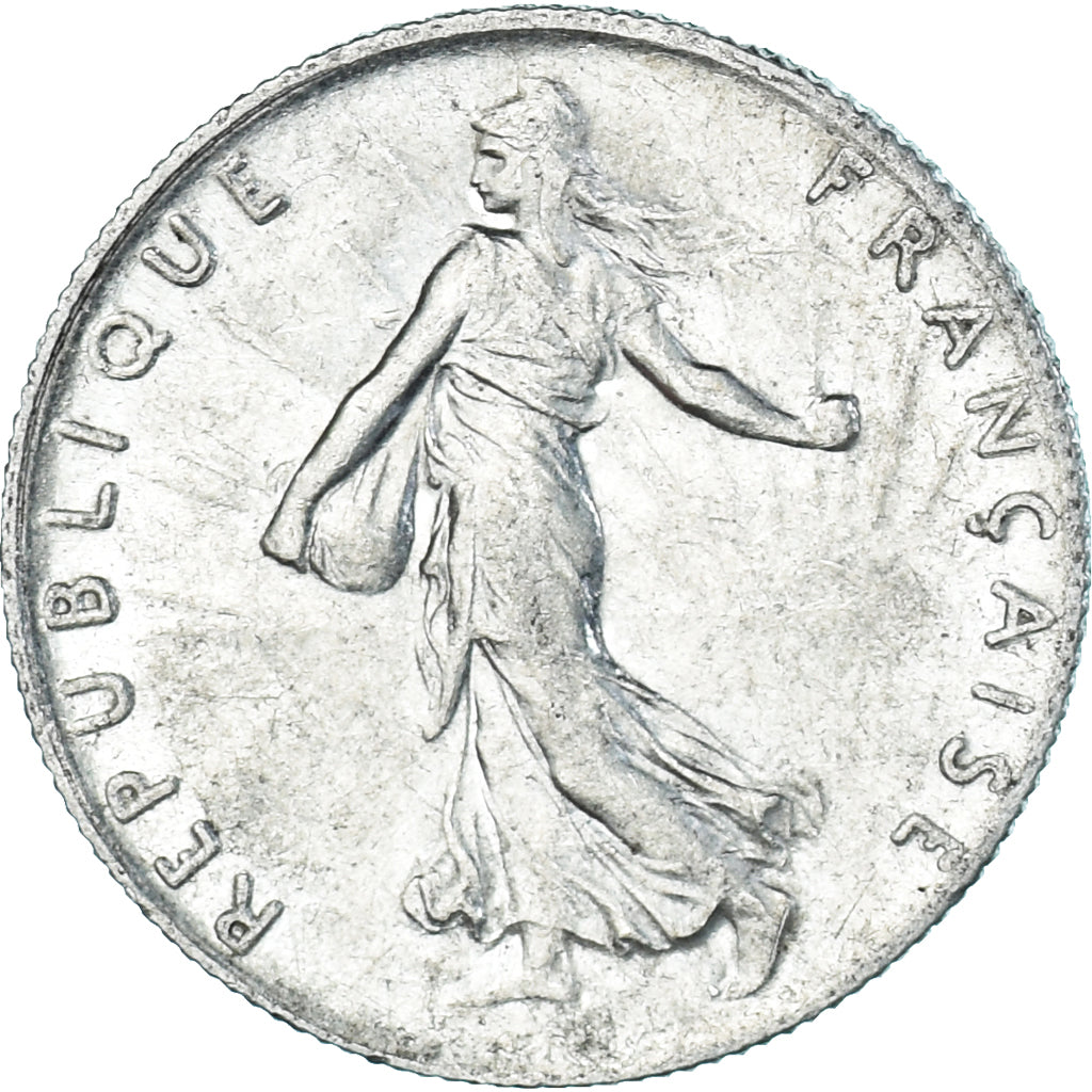 Coin, France, Semeuse, 50 Centimes, 1918, Paris, AU(55-58), Silver, KM:854