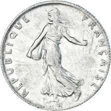 Coin, France, Semeuse, 50 Centimes, 1918, Paris, AU(55-58), Silver, KM:854
