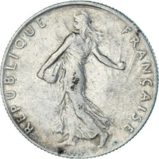 Munten, Frankrijk, Semeuse, 50 Centimes, 1915, Paris, ZF, Zilver, KM:854