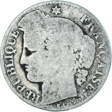 Moneta, Francia, Cérès, 50 Centimes, 1881, Paris, B+, Argento, KM:834.1