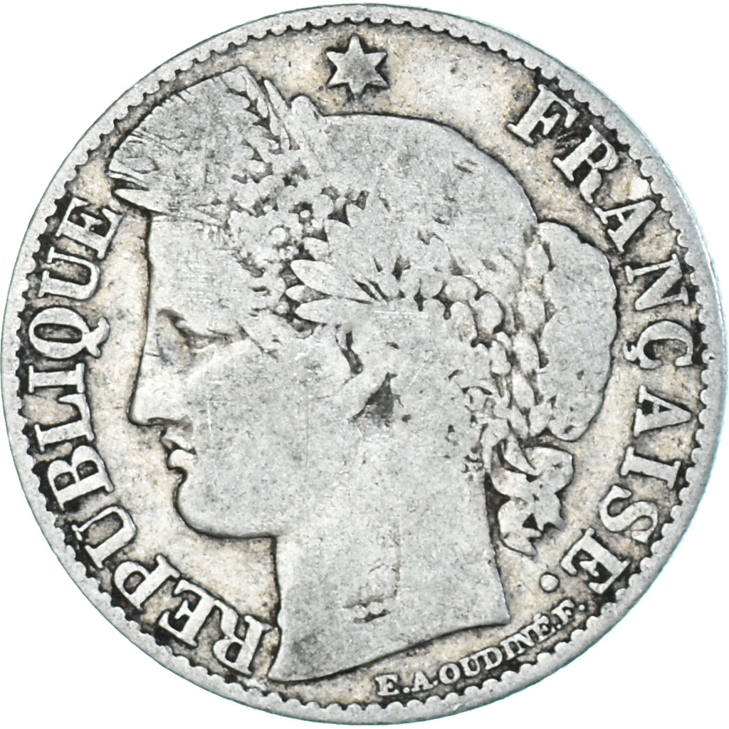Monnaie, France, Cérès, 50 Centimes, 1882, Paris, TB, Argent, Gadoury:419a