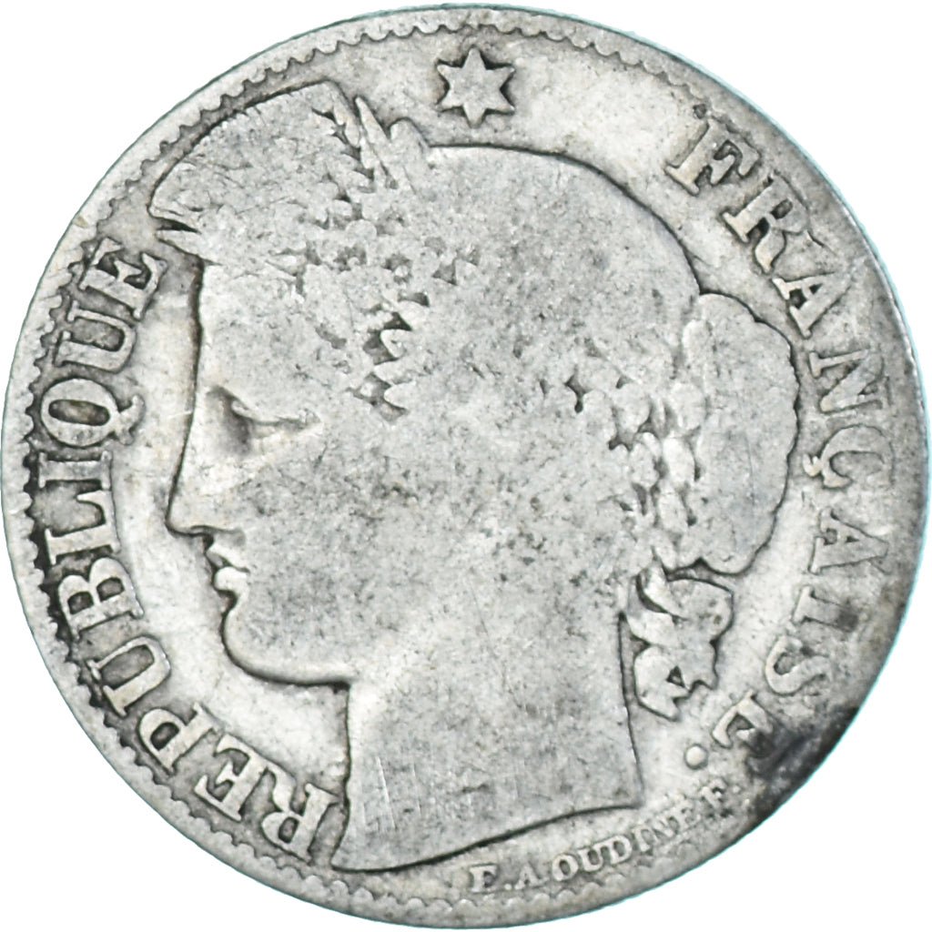 Monnaie, France, Cérès, 50 Centimes, 1887, Paris, TB, Argent, Gadoury:419a