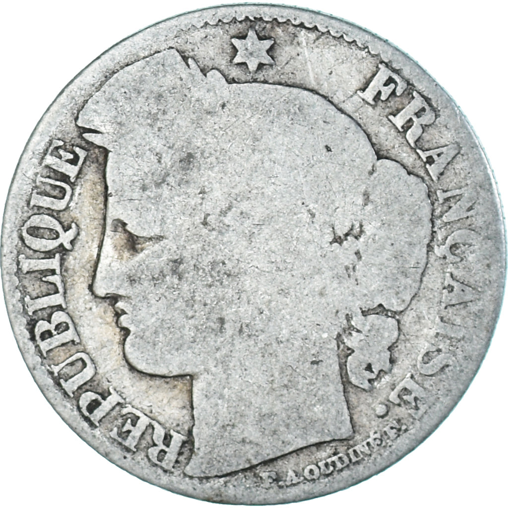 Coin, France, Cérès, 50 Centimes, 1888, Paris, F(12-15), Silver, KM:834.1