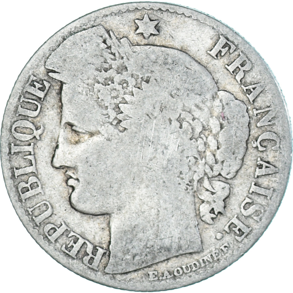 Monnaie, France, Cérès, 50 Centimes, 1895, Paris, TB, Argent, Gadoury:419a