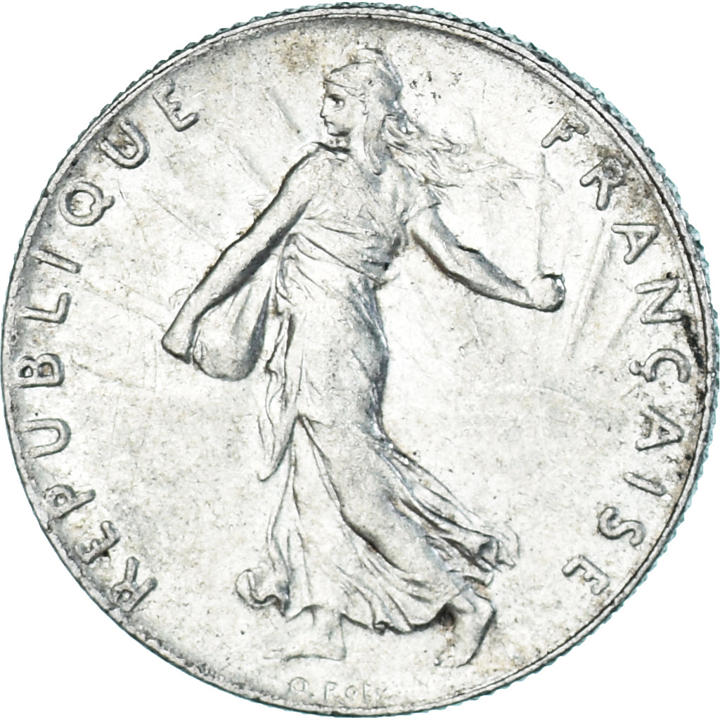 Coin, France, Semeuse, 50 Centimes, 1920, Paris, AU(55-58), Silver, KM:854