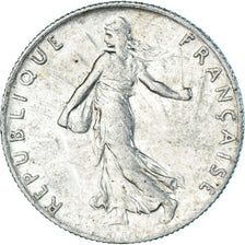 Coin, France, Semeuse, 50 Centimes, 1919, Paris, AU(50-53), Silver, KM:854