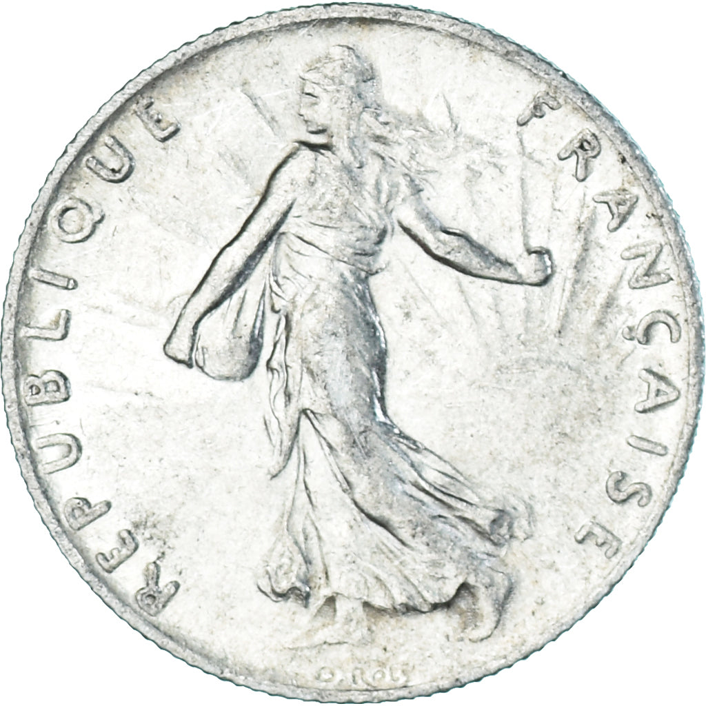 Coin, France, Semeuse, 50 Centimes, 1918, Paris, AU(55-58), Silver, KM:854