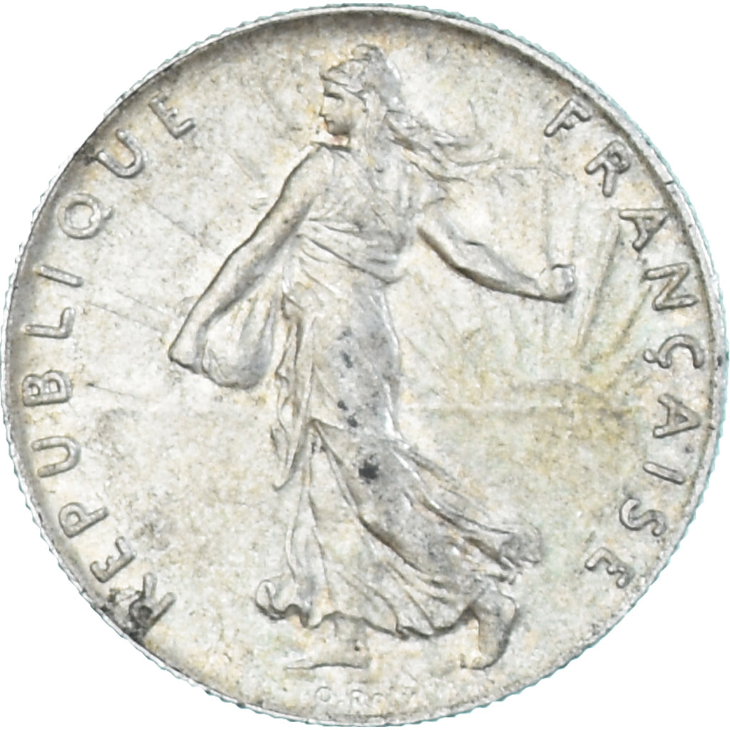 Coin, France, Semeuse, 50 Centimes, 1914, Paris, AU(50-53), Silver, KM:854