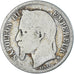Coin, France, Napoleon III, Napoléon III, Franc, 1866, Strasbourg, VG(8-10)