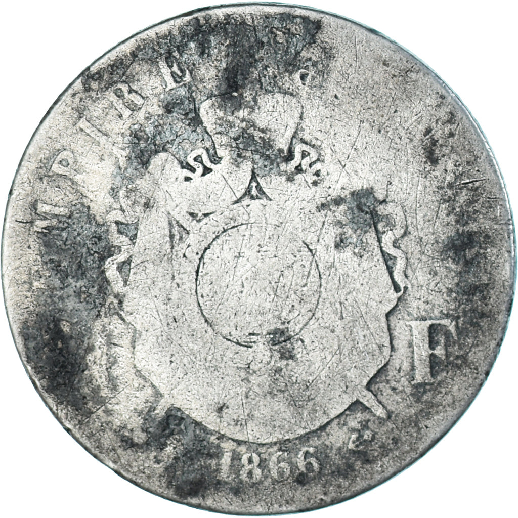 Münze, Frankreich, Napoleon III, Napoléon III, Franc, 1866, Paris, SGE