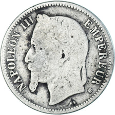Coin, France, Napoleon III, Napoléon III, Franc, 1869, Strasbourg, F(12-15)