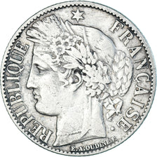 Monnaie, France, Cérès, Franc, 1872, Paris, TB+, Argent, Gadoury:465, KM:822.1