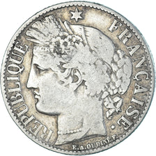 Monnaie, France, Cérès, Franc, 1871, Paris, TB, Argent, Gadoury:465, KM:822.1