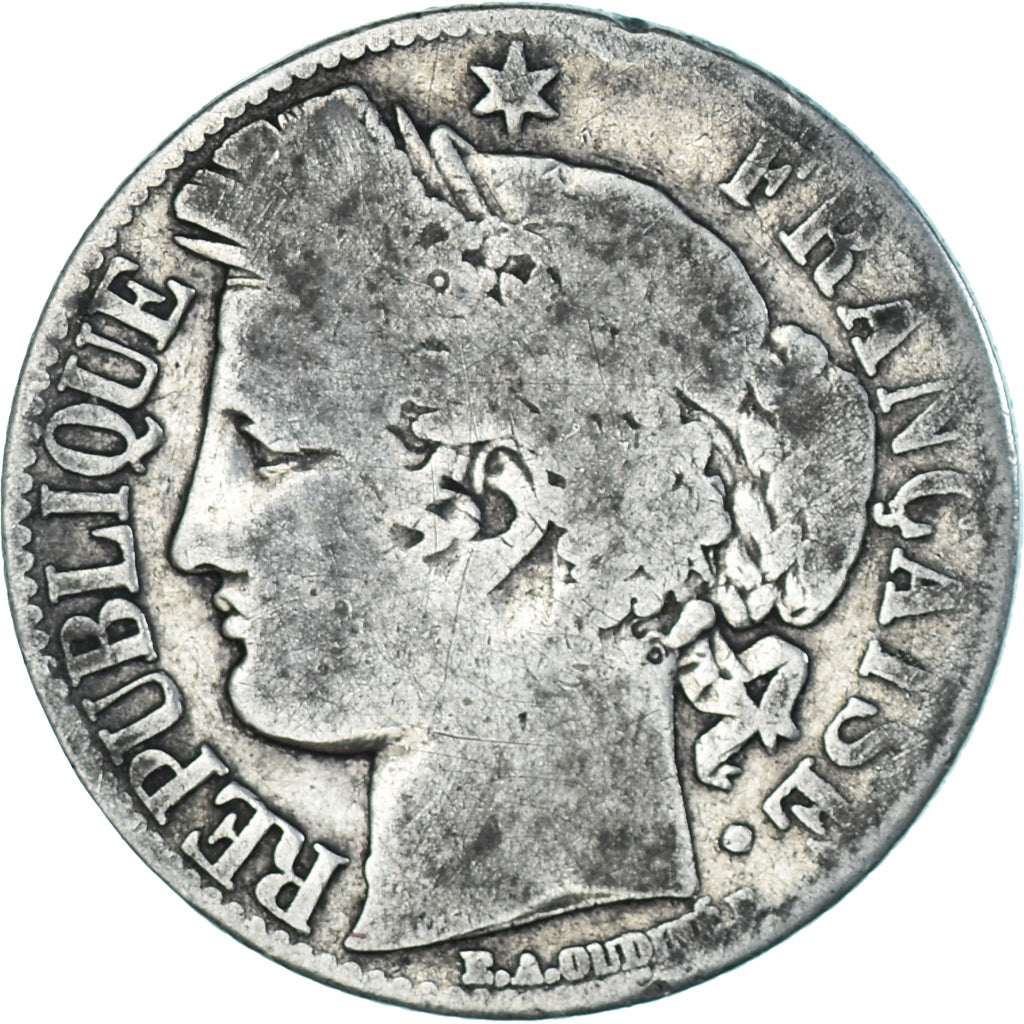 Munten, Frankrijk, Cérès, Franc, 1881, Paris, ZG+, Zilver, KM:822.1