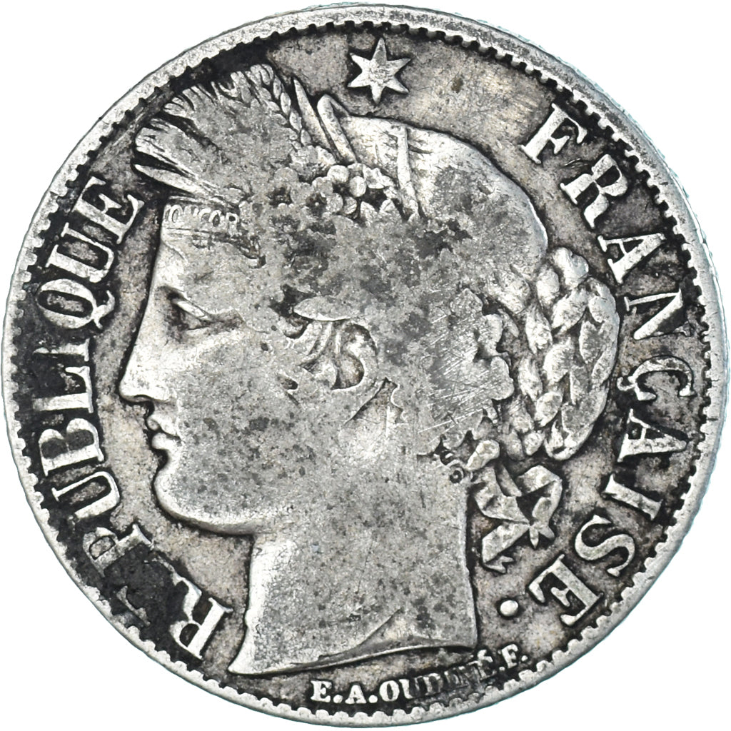Coin, France, Cérès, Franc, 1894, Paris, VF(20-25), Silver, KM:822.1