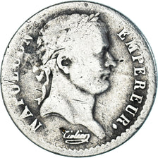 Monnaie, France, Napoléon I, 1/2 Franc, 1813 / 12, Lyon, B+, Argent, KM:691.5