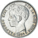 Coin, Spain, Alfonso XIII, Peseta, 1899, EF(40-45), Silver, KM:706