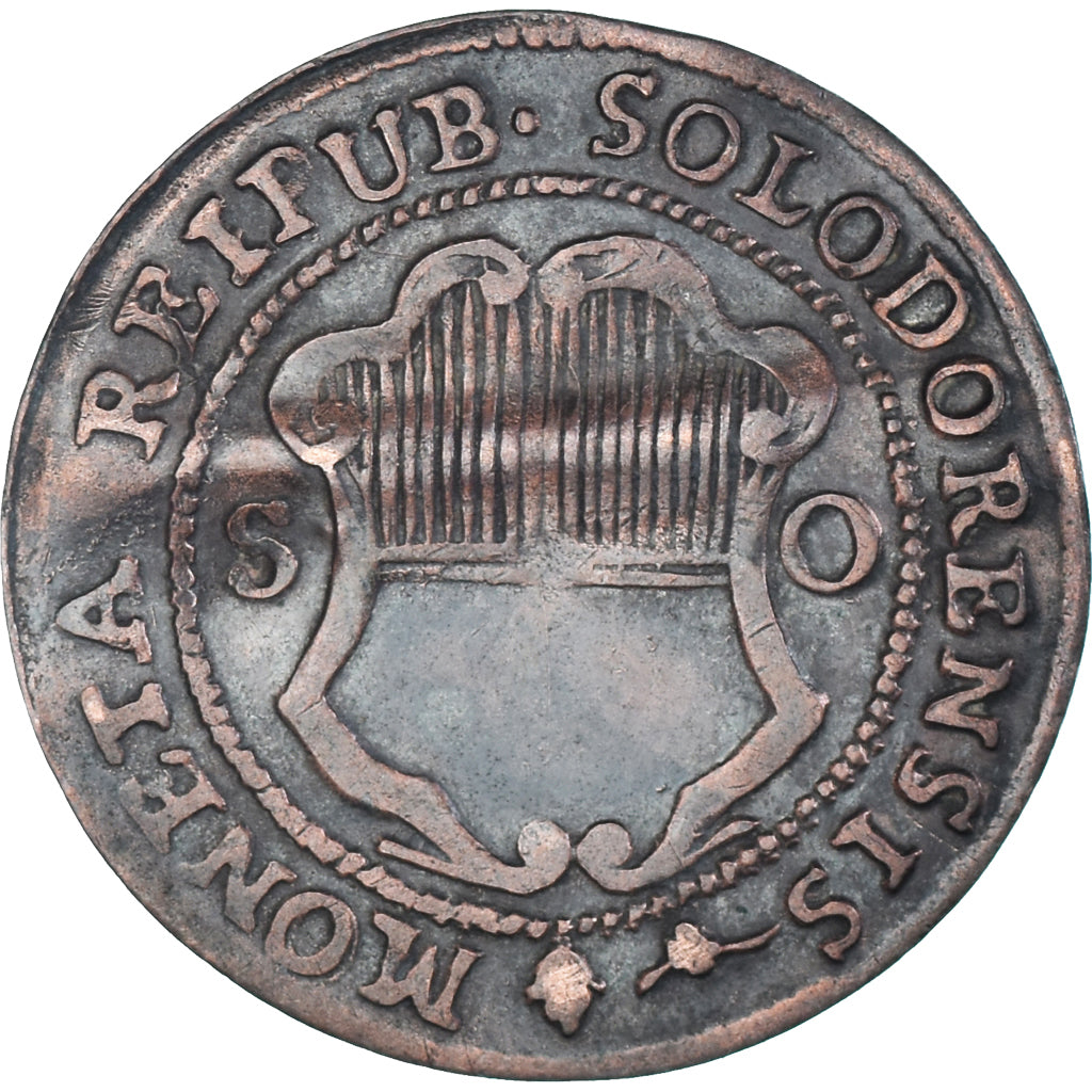 Coin, SWISS CANTONS, 4 Kreuzer, 1 Batzen, 1793, Soleure, EF(40-45), Billon