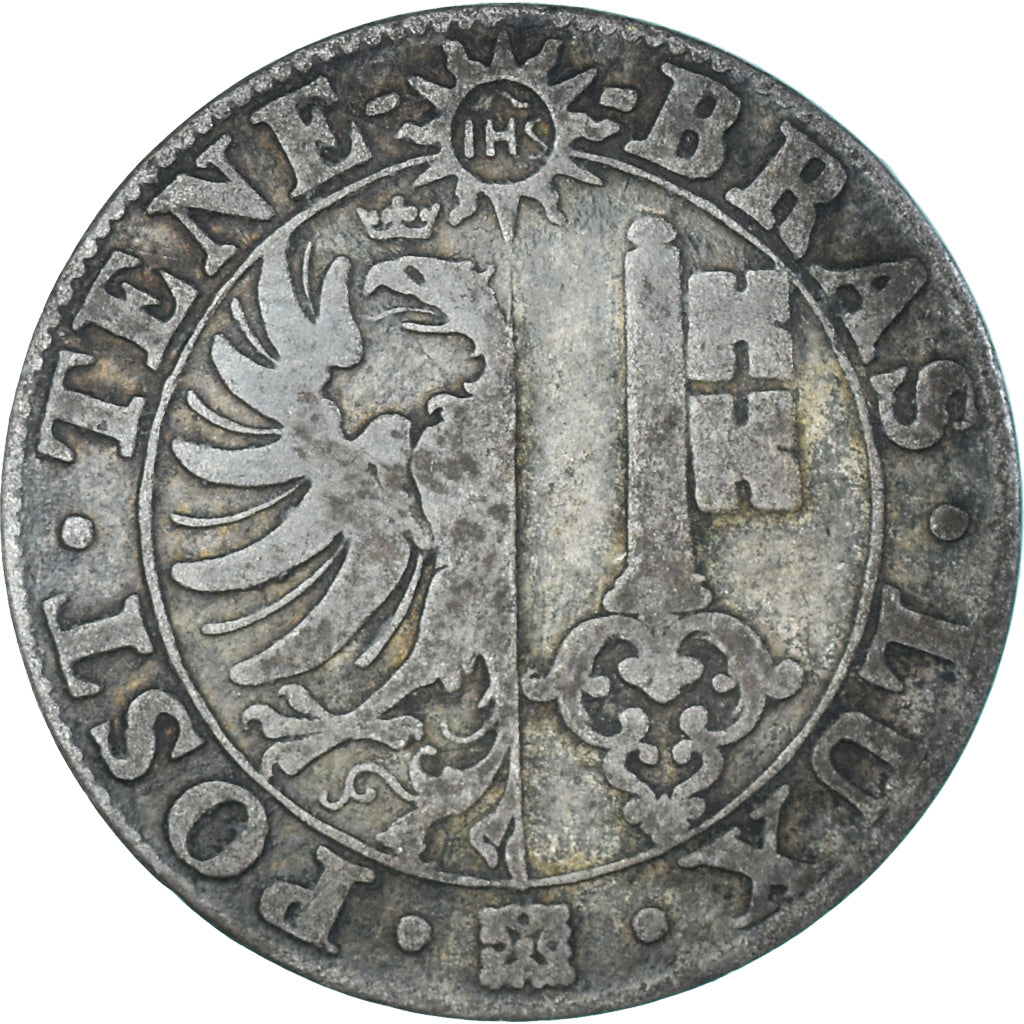 Moneta, CANTONI SVIZZERI, GENEVA, 25 Centimes, 1839, Genève, BB+, Biglione
