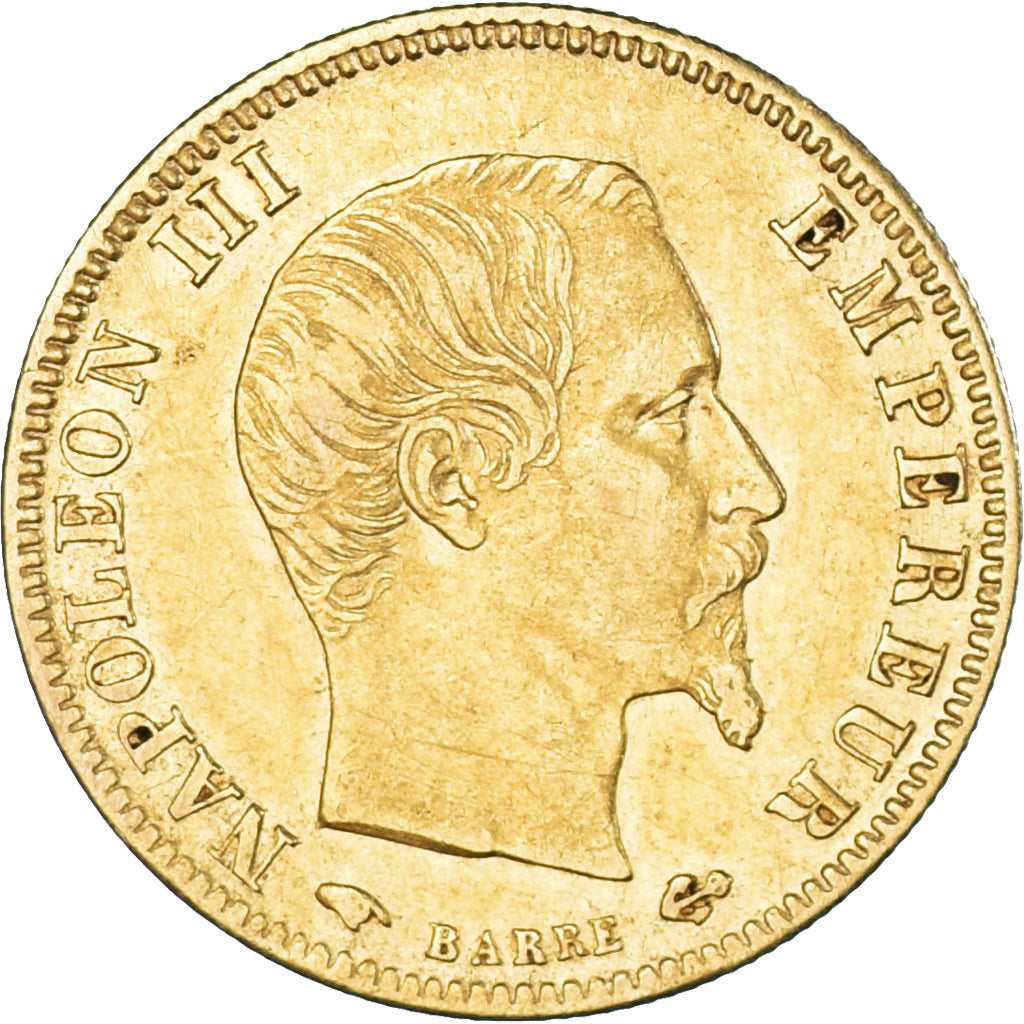Monnaie, France, Napoleon III, 5 Francs, 1859, Paris, TTB+, Or, Gadoury:1001