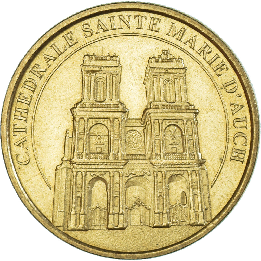 France, Token, Touristic token, Auch - Cathédrale Sainte-Marie, 2013