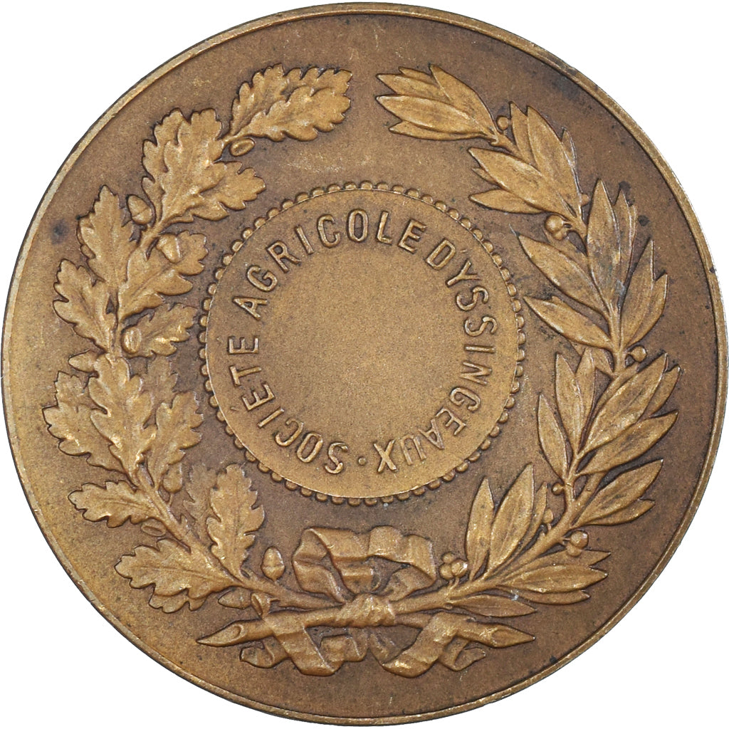 France, Médaille, Société d'Agriculture d'Yssingeaux, SUP, Bronze